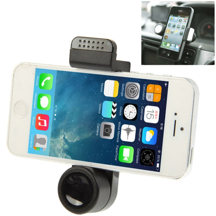 iMount 360 Degree Rotatable Portable Car Air Vent Mount, For iPhone, Galaxy, Huawei, Xiaomi, Lenovo, Sony, LG, HTC and Other Smartphones(Black)-garmade.com