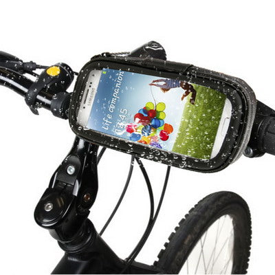 Bike Mount & Waterproof / Sand-proof / Snow-proof / Dirt-proof Tough Touch Case for iPhone 6 4.7inch, Galaxy S IV / i9500, Galaxy S III / i9300, Nokia N920(Black)-garmade.com
