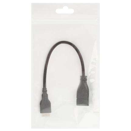 20cm Micro USB 3.0 to USB 3.0 OTG Cable, For Galaxy Note III / N9000(Black)-garmade.com