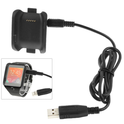 Charger Cradle Charging Dock For Galaxy Gear V700 Smart Watch(Black)-garmade.com
