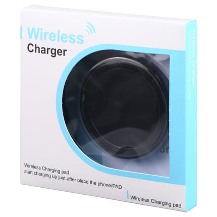 Universal QI Standard Round Wireless Charging Pad(Black)-garmade.com