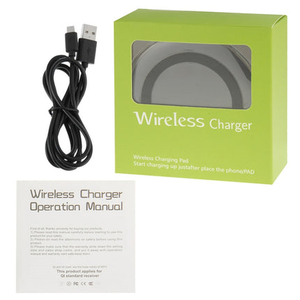 A1 Qi Standard Wireless Charging Pad(Black)-garmade.com