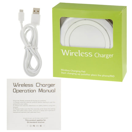 A1 Qi Standard Wireless Charging Pad(White)-garmade.com