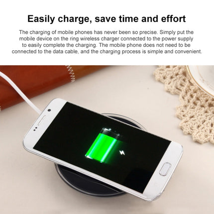 A1 Qi Standard Wireless Charging Pad(White)-garmade.com