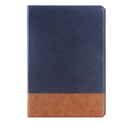 Cross Texture Leather Case with Holder & Card slots & Wallet for Galaxy Tab A 9.7 4G LTE / T555(Dark Blue)-garmade.com