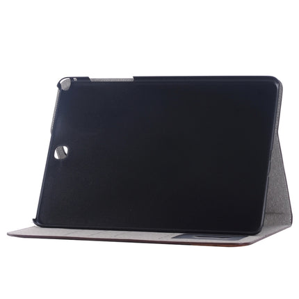 Cross Texture Leather Case with Holder & Card slots & Wallet for Galaxy Tab A 9.7 4G LTE / T555(Brown)-garmade.com