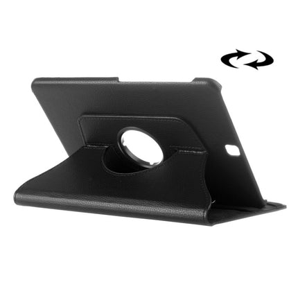 Litchi Texture 360 Degree Rotation Leather Case with multi-functional Holder for Galaxy Tab S2 9.7(Black)-garmade.com