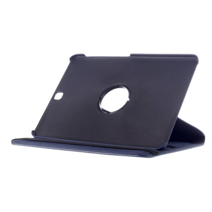 Litchi Texture 360 Degree Rotation Leather Case with multi-functional Holder for Galaxy Tab S2 9.7(Dark Blue)-garmade.com