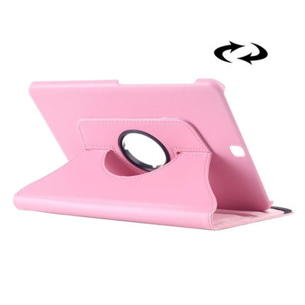 Litchi Texture 360 Degree Rotation Leather Case with multi-functional Holder for Galaxy Tab S2 9.7(Pink)-garmade.com
