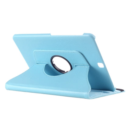 Litchi Texture 360 Degree Rotation Leather Case with multi-functional Holder for Galaxy Tab S2 9.7(Baby Blue)-garmade.com