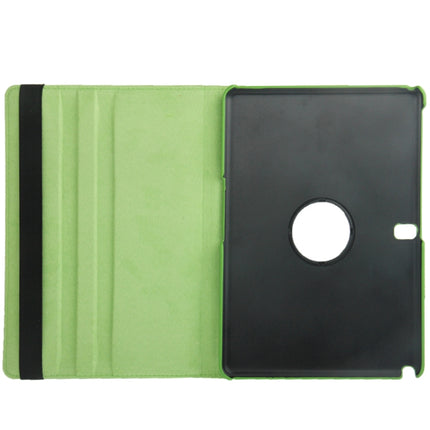 360 Degree Rotatable Litchi Texture Leather Case with 2-angle Viewing Holder for Galaxy Note 10.1 (2014 Edition) / P600, Green(Green)-garmade.com