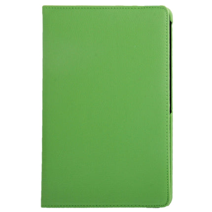 360 Degree Rotatable Litchi Texture Leather Case with 2-angle Viewing Holder for Galaxy Note 10.1 (2014 Edition) / P600, Green(Green)-garmade.com