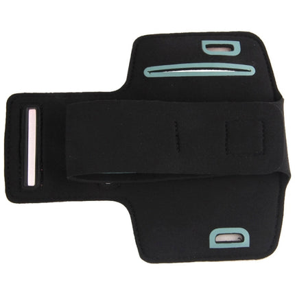 Universal PU Sports Armband Case with Earphone Hole for iPhone 7 / iPhone 6 / Galaxy S IV / i9500 / S III / i9300(Black)-garmade.com