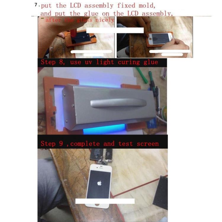 Touch Panel LCD Separator Glue Disassemble Machine for iPhone / Samsung / HTC / Sony etc. Support LCD Panel Size: 20 cm x 11 cm (AC 110 - 220V)-garmade.com