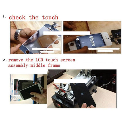 Touch Panel LCD Separator Glue Disassemble Machine for iPhone / Samsung / HTC / Sony etc. Support LCD Panel Size: 20 cm x 11 cm (AC 110 - 220V)-garmade.com