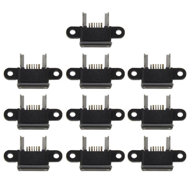10 PCS Charging Port Dock Connector for Xiaomi Mi 4(Black)-garmade.com