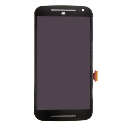 3 in 1 (LCD + Frame + Touch Pad) Digitizer Assembly for Motorola Moto G2(Black)-garmade.com