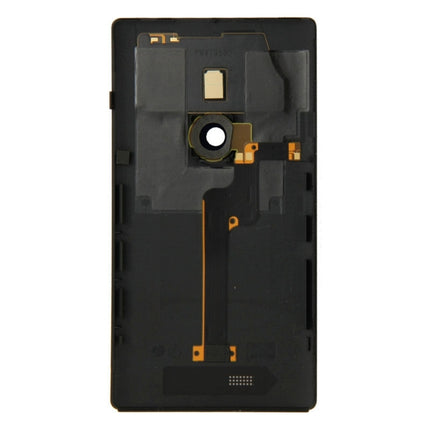 Housing Battery Back Cover With Flex Cable for Nokia Lumia 925(Black)-garmade.com