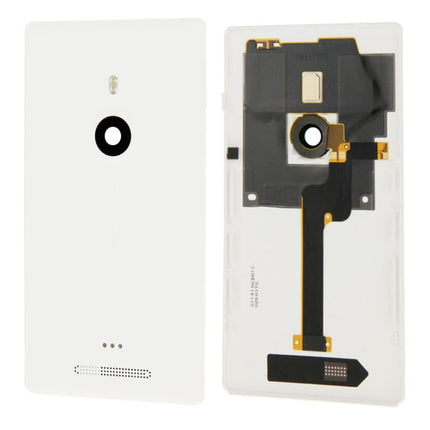 Housing Battery Back Cover With Flex Cable for Nokia Lumia 925(White)-garmade.com