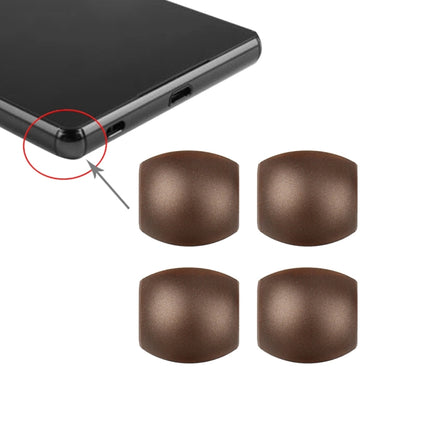 4 PCS Front Bezel Edge for Sony Xperia Z3(Coffee)-garmade.com