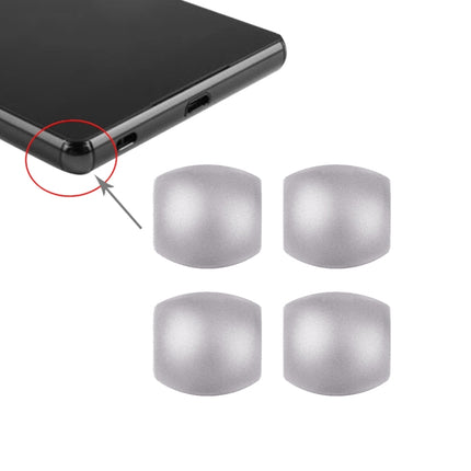 4 PCS Front Bezel Edge for Sony Xperia Z3(Silver)-garmade.com