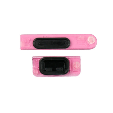 Earphone Button & Volume Button for Sony Xperia ZR / M36h(Magenta)-garmade.com