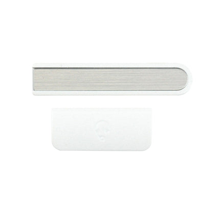 Earphone Button & Volume Button for Sony Xperia ZR / M36h(Silver)-garmade.com