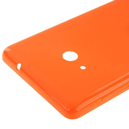Bright Surface Solid Color Plastic Battery Back Cover for Microsoft Lumia 535(Orange)-garmade.com