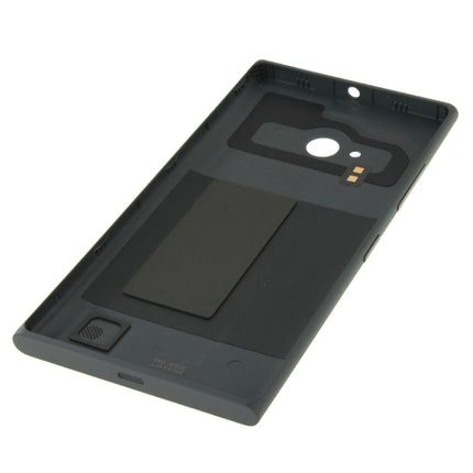 Solid Color Plastic Battery Back Cover for Nokia Lumia 730(Black)-garmade.com