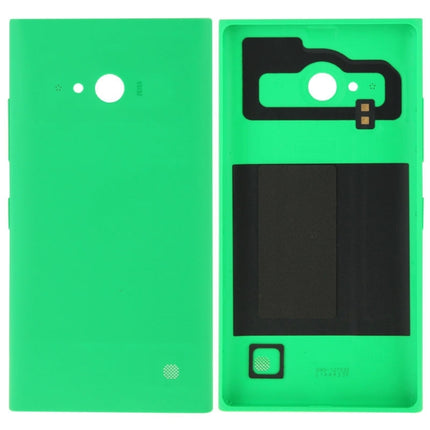 Solid Color Plastic Battery Back Cover for Nokia Lumia 730(Green)-garmade.com