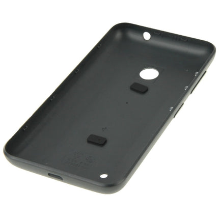 Solid Color Plastic Battery Back Cover for Nokia Lumia 530/Rock/M-1018/RM-1020(Black)-garmade.com
