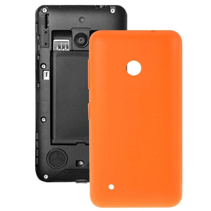 Solid Color Plastic Battery Back Cover for Nokia Lumia 530/Rock/M-1018/RM-1020(Orange)-garmade.com