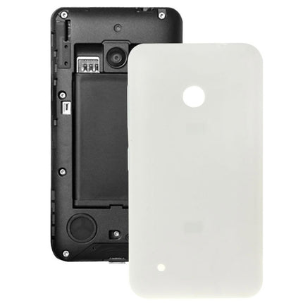 Solid Color Plastic Battery Back Cover for Nokia Lumia 530(White)-garmade.com