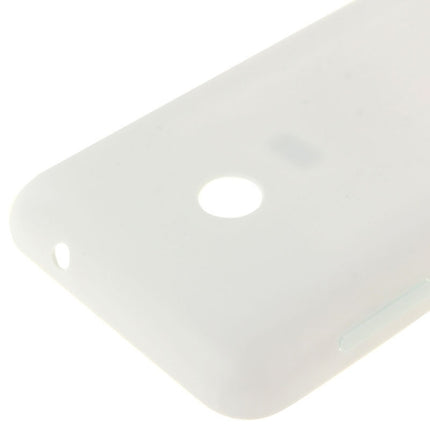 Solid Color Plastic Battery Back Cover for Nokia Lumia 530(White)-garmade.com
