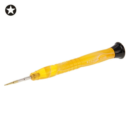 XL-0.8 Embedded Crystal Flower Professional Versatile 0.8 Pentalobe Screwdriver for Mobile Phone / Tablets Repair, Random Color Delivery(Green,Yellow,Red,Blue)-garmade.com