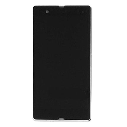 LCD Display + Touch Panel with Frame for Sony Xperia Z / L36H / C6603 / C6602(White)-garmade.com