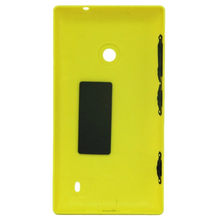 Plastic Back Housing Cover for Nokia Lumia 520(Yellow)-garmade.com