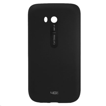 Smooth Surface Plastic Back Housing Cover for Nokia Lumia 822(Black)-garmade.com