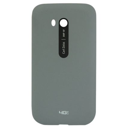 Smooth Surface Plastic Back Housing Cover for Nokia Lumia 822(Grey)-garmade.com