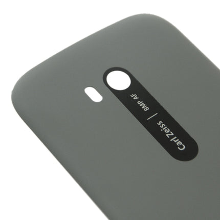 Smooth Surface Plastic Back Housing Cover for Nokia Lumia 822(Grey)-garmade.com