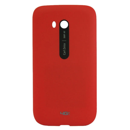 Smooth Surface Plastic Back Housing Cover for Nokia Lumia 822(Red)-garmade.com