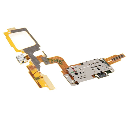 Charging Port Flex Cable + SIM Card Reader Contact for vivo X5Max V & X5Max +-garmade.com