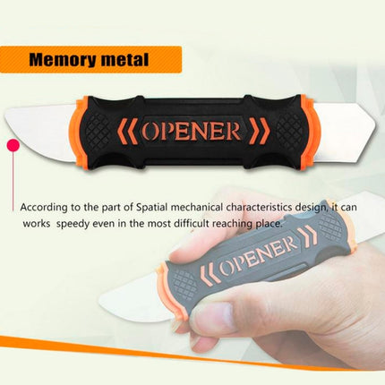 JAKEMY JM-OP12 Flexible Double-end Metal Opening Prying Tool for Samsung / iPhone / iPad / Laptop / Tablet PC-garmade.com