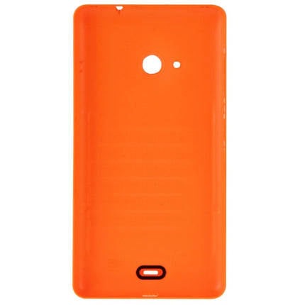 Smooth Surface Plastic Back Housing Cover for Microsoft Lumia 535(Orange)-garmade.com