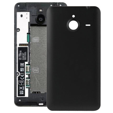 Frosted Surface Plastic Back Housing Cover for Microsoft Lumia 640XL(Black)-garmade.com