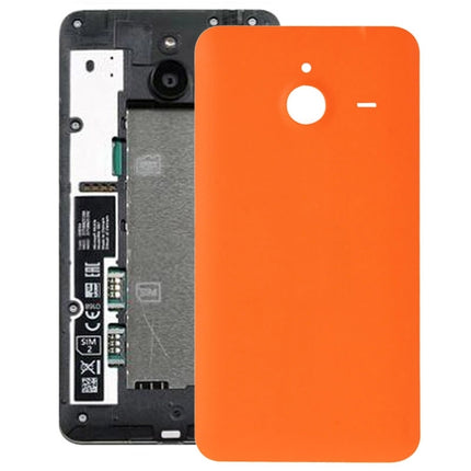 Frosted Surface Plastic Back Housing Cover for Microsoft Lumia 640XL(Orange)-garmade.com