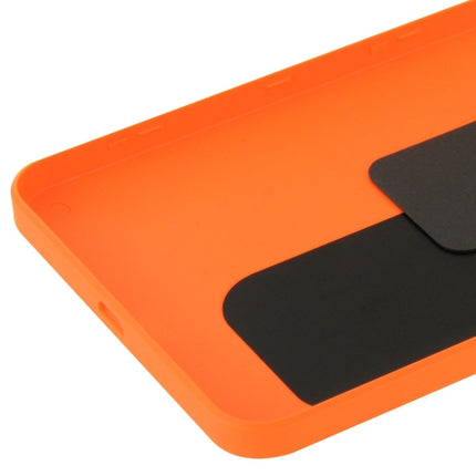 Frosted Surface Plastic Back Housing Cover for Microsoft Lumia 640XL(Orange)-garmade.com