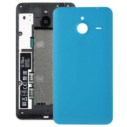 Frosted Surface Plastic Back Housing Cover for Microsoft Lumia 640XL(Blue)-garmade.com
