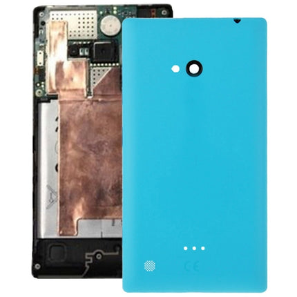 Frosted Surface Plastic Back Housing Cover for Nokia Lumia 720(Blue)-garmade.com