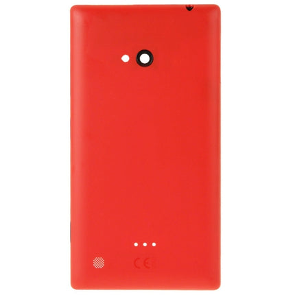 Frosted Surface Plastic Back Housing Cover for Nokia Lumia 720(Red)-garmade.com